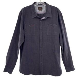 Jachs New York Men’s Classic Fit Chambray Long Sleeve Button Up Shirt